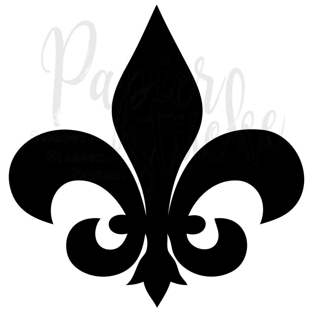Fleur de Lis Papierstuecke