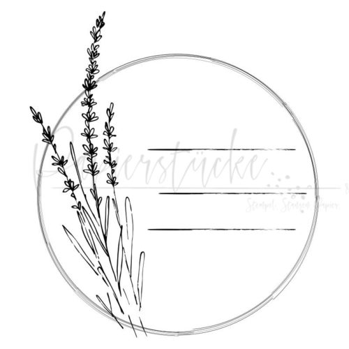 Floraler Kranz (für Saatgut-Tütchen)